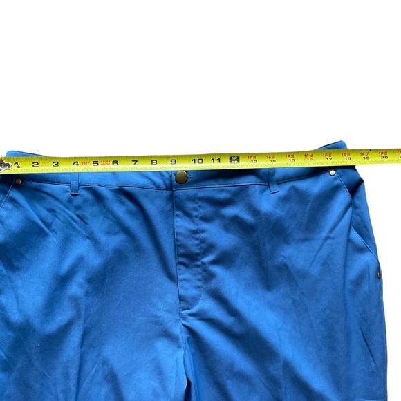 Rant Ceil Blue Medical Scrubs Pants with Moto design. Size XL - Picture 7 of 11